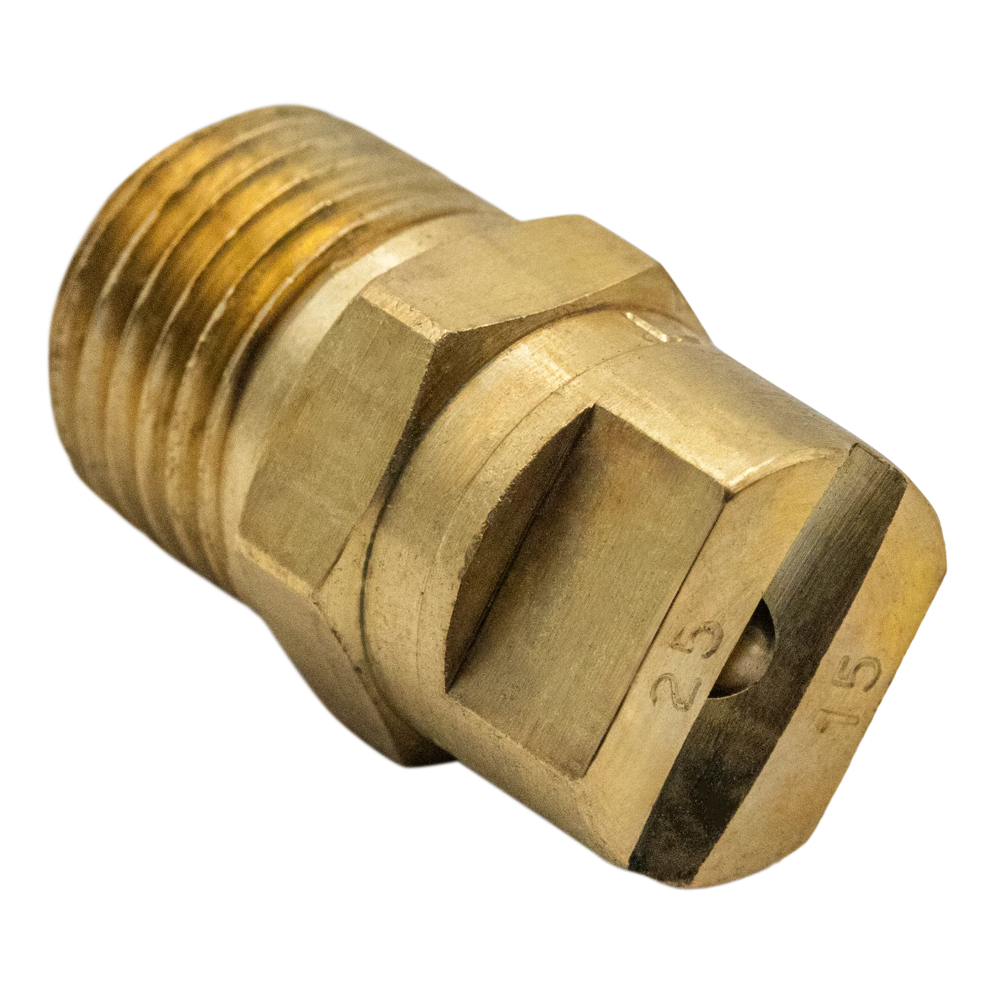 25° 15.0 Orifice Brass 1/4" MEG VEEJET Soaper Nozzle - Image 2