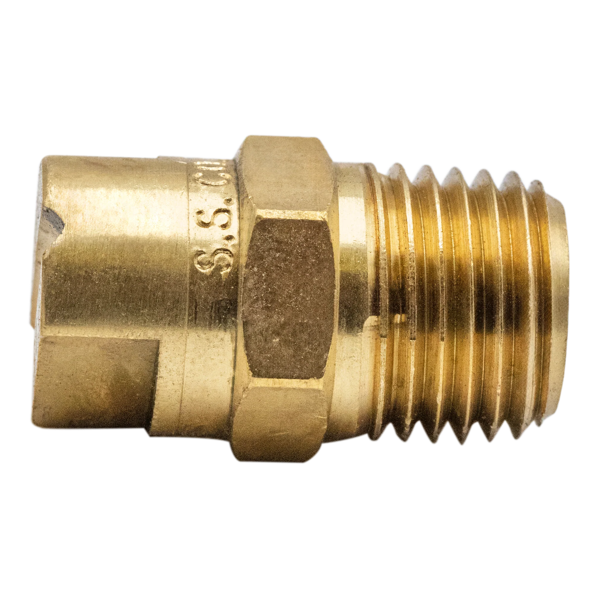 25° 15.0 Orifice Brass 1/4" MEG VEEJET Soaper Nozzle - Image 3
