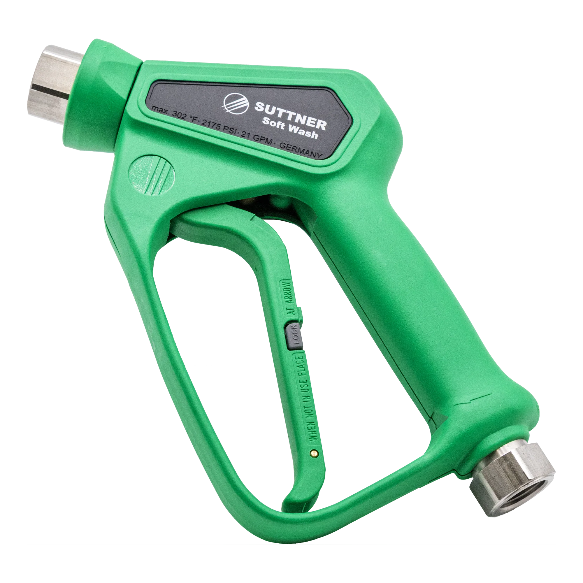 Suttner ST-2320 Soft Wash Gun Stainless Steel 1/2" Inlet/Outlet - Image 2
