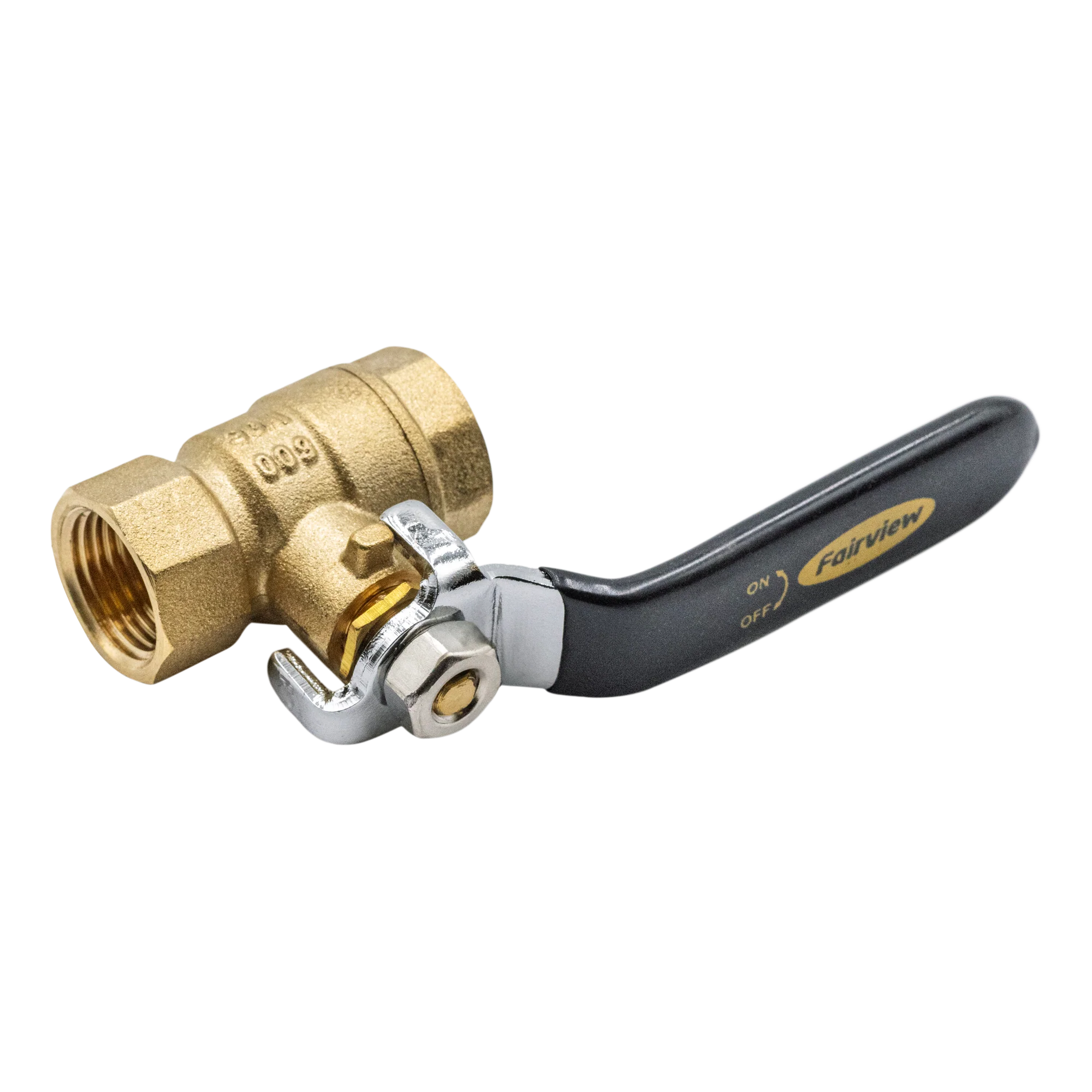 BALL VALVE, 600 PSI, 3/8" FPT, BRASS - Image 3