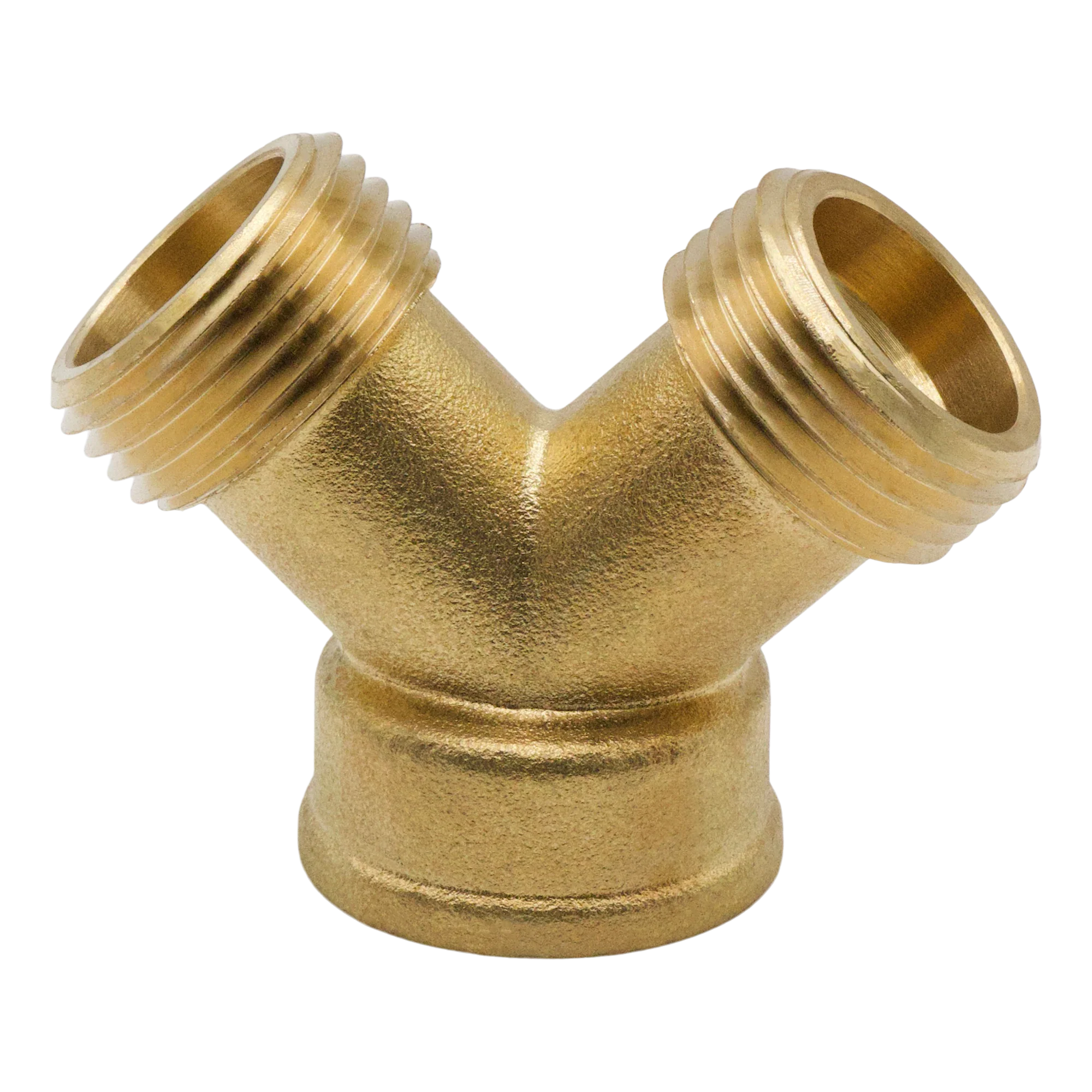 GARDEN HOSE BRASS "Y" CONNECTOR