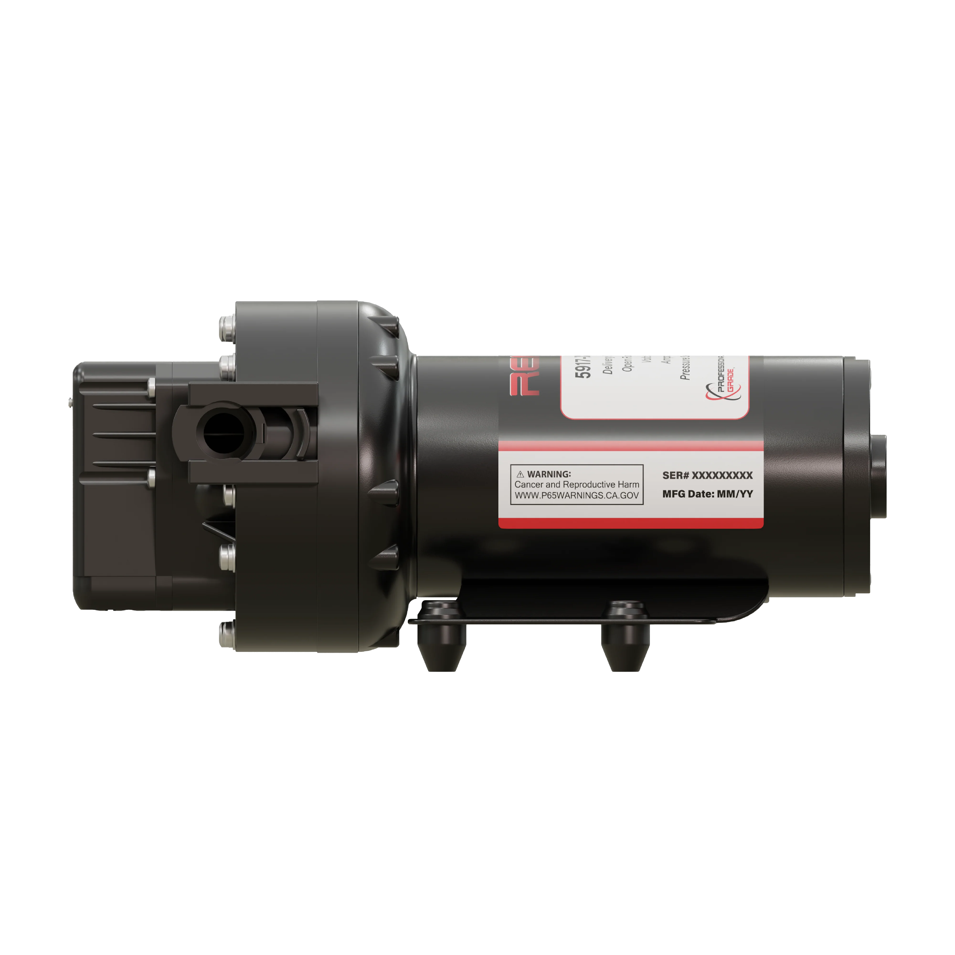 REMCO DIAPHRAGM SOFTWASH PUMP, 5.3 GPM, 100 PSI, 12V - Image 3