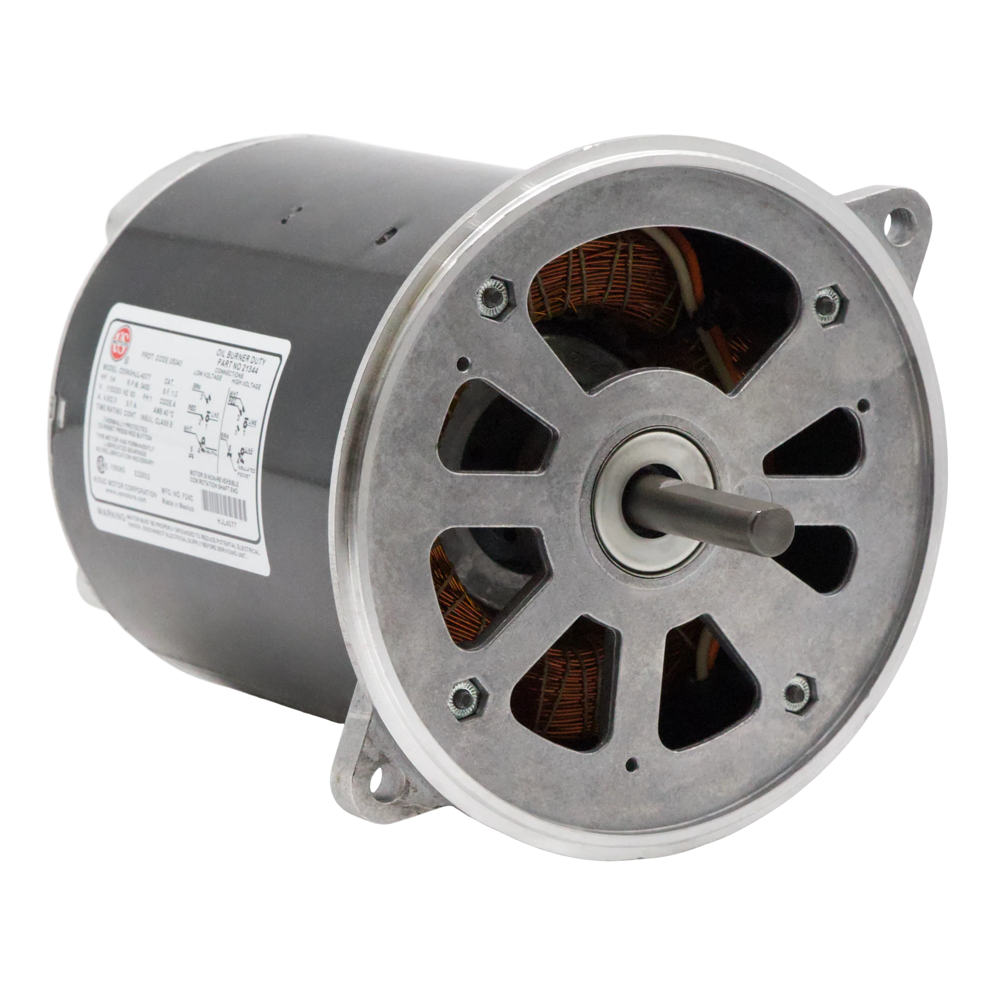 BURNER MOTOR 115/230V/60HZ 1/4HP CAPACITOR START 3