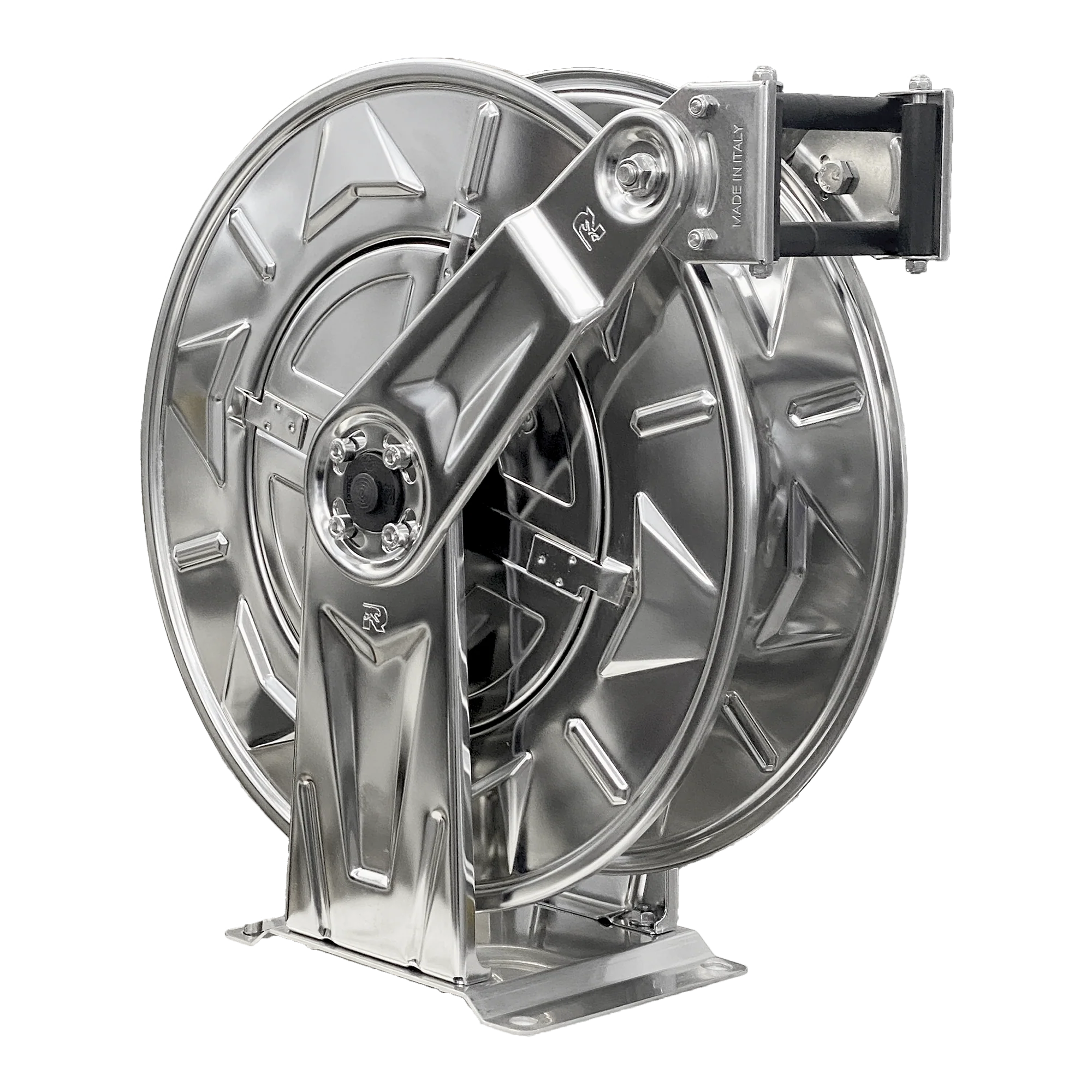 Centurion Stainless Steel 100' Spring Rewind 3/8" Hose Reel - Available for Pre-Order - Arrives May 2026