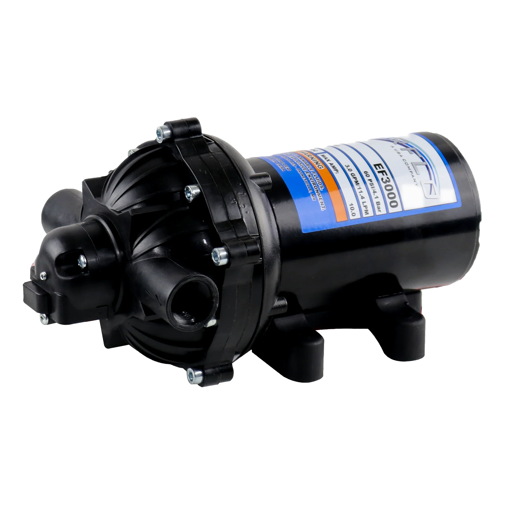 3.0GPM 60PSI 12V 10A EVERFLO Diaphragm Pump EF3000