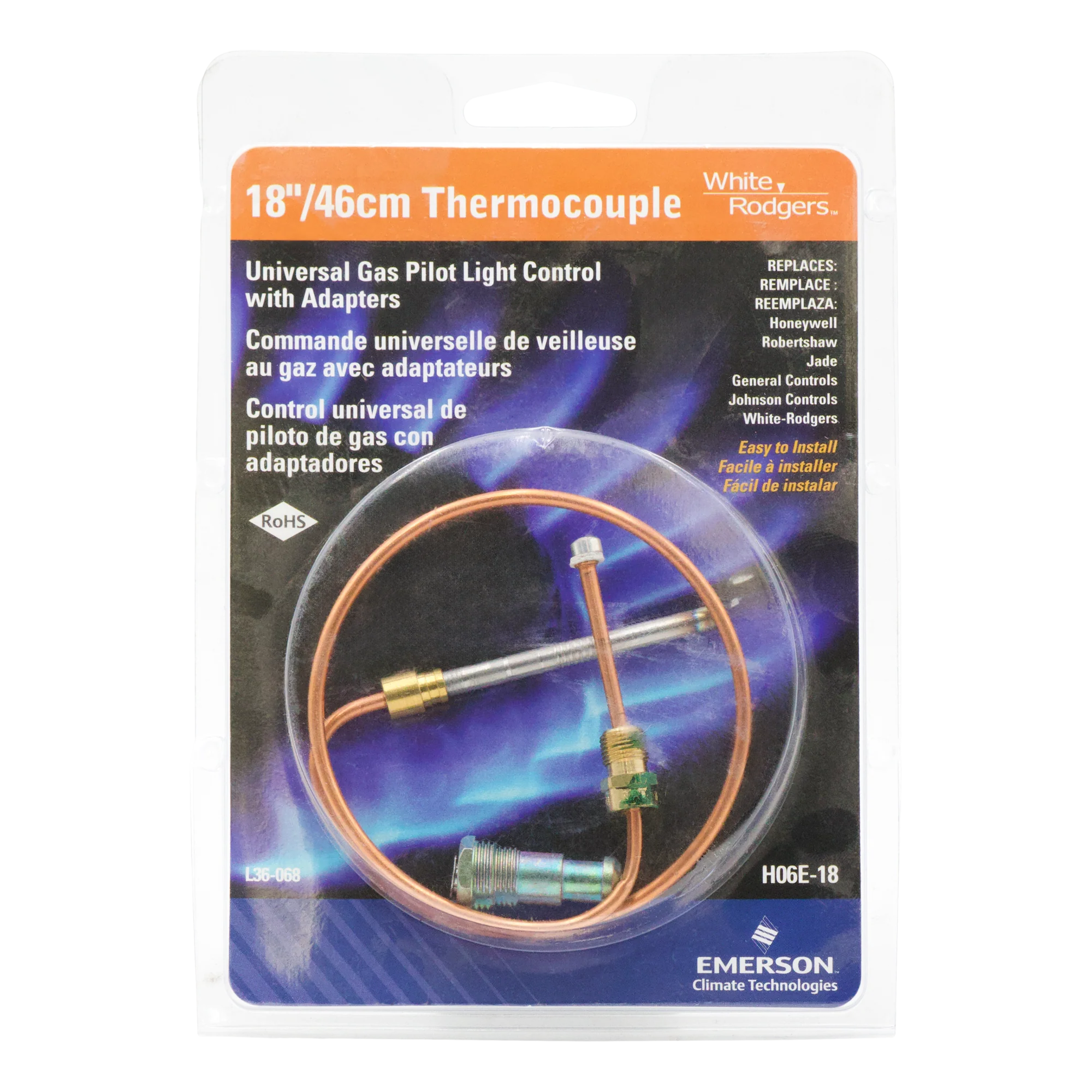 W/R H06E-18" UNIVERSAL THERMOCOUPLE