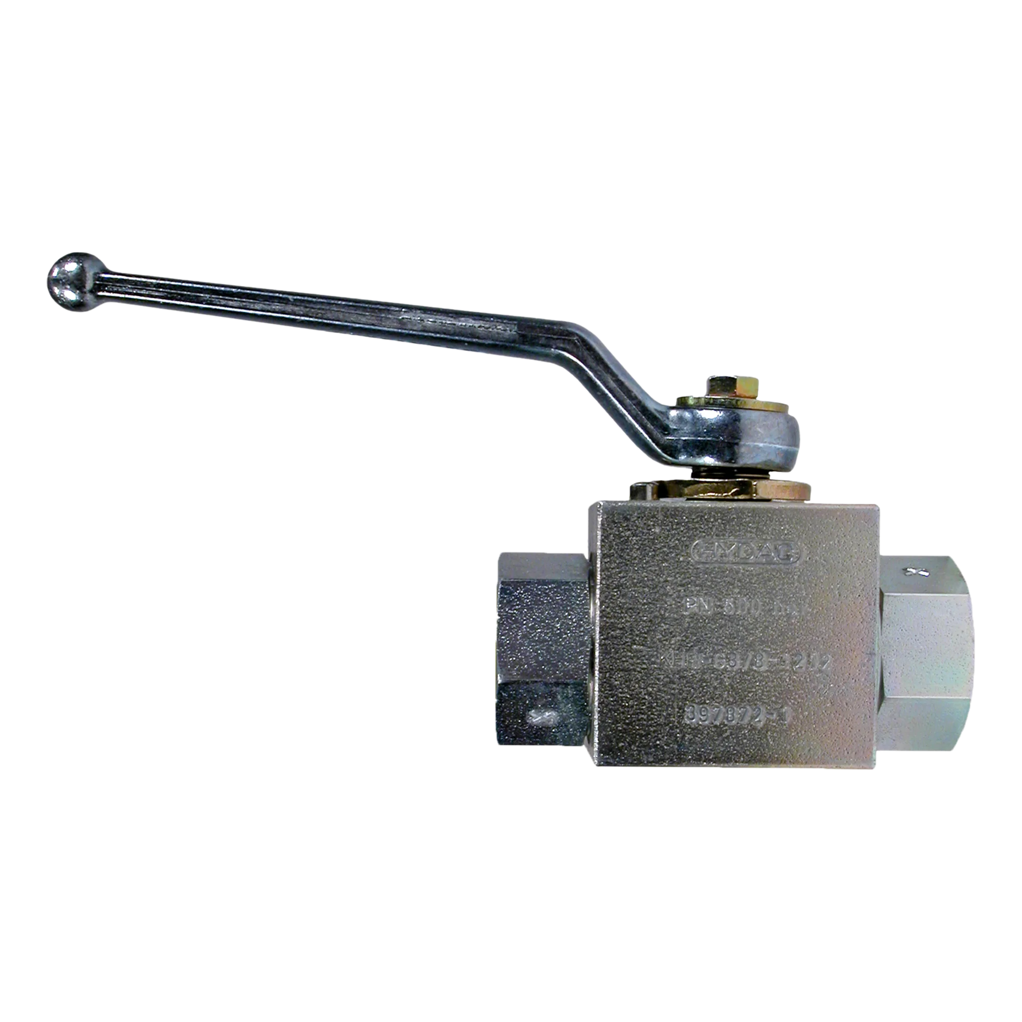 7000 PSI 1/2" FPT Zinc Plated Ball Valve