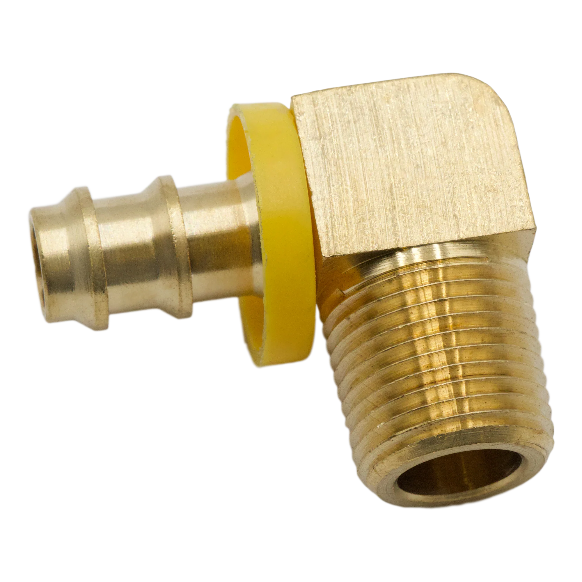 Push-On Hose Barb Elbow 3/8" Hose X 3/8" MPT