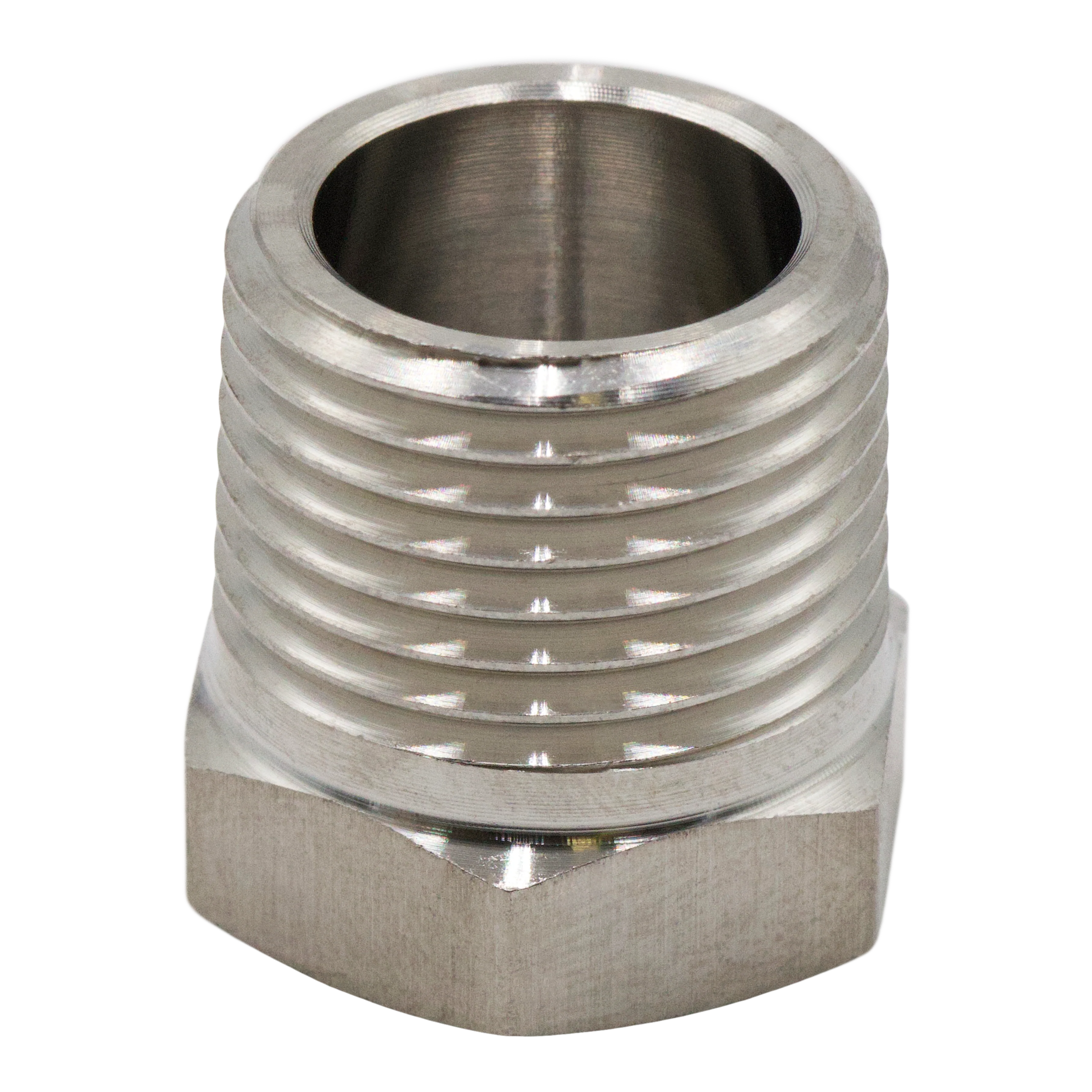 (60)304SS HEX BUSHING 1/2MPT X 3/8FPT 150#