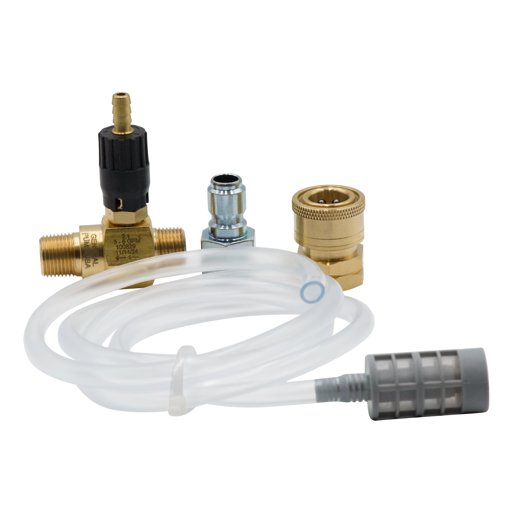 GP HI-DRAW ADJ ACID INJECTOR 2.1mm QC KIT (PLUG IN