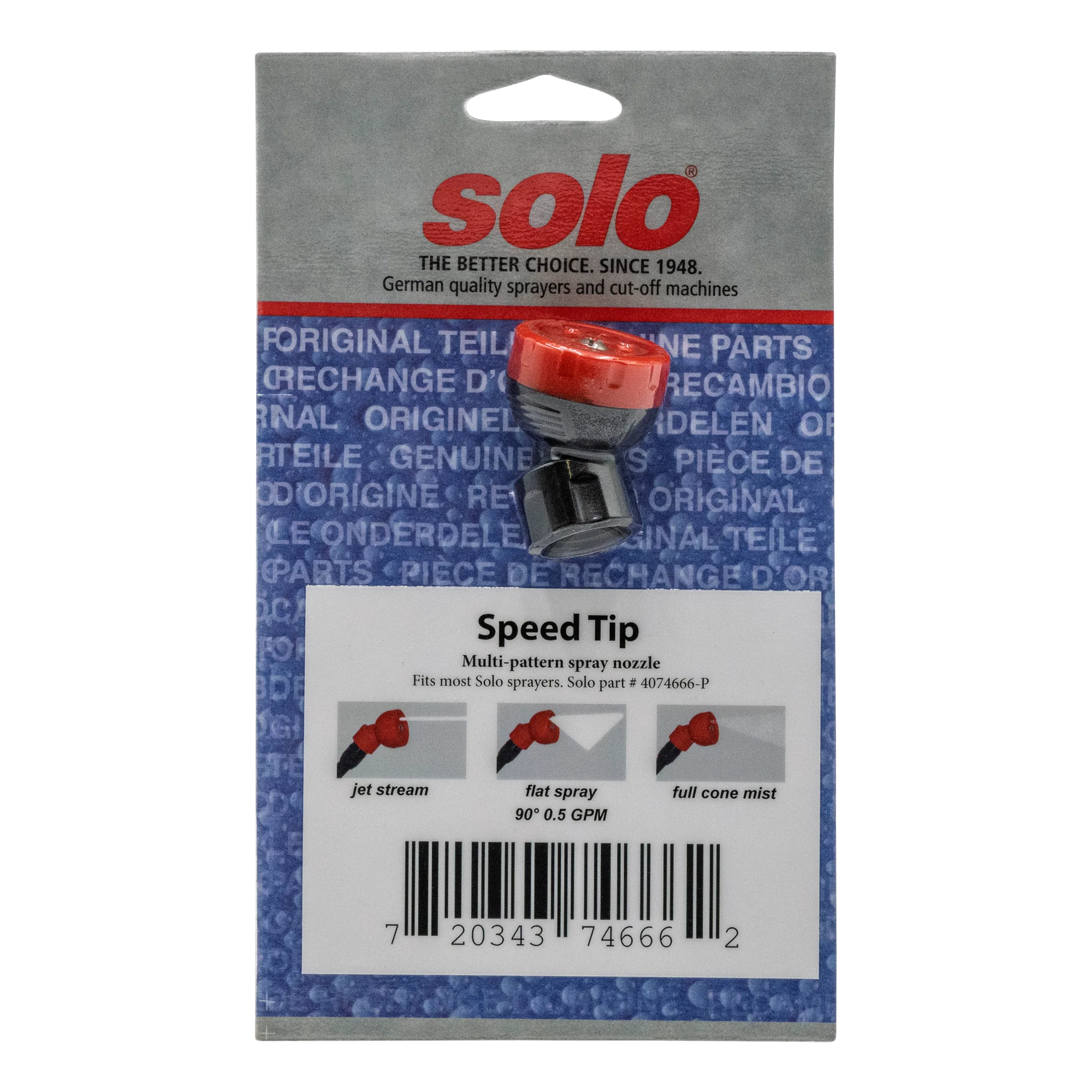 4074666-P SPEED TIP NOZZLE (JET, 90 DEG FLAT AND M