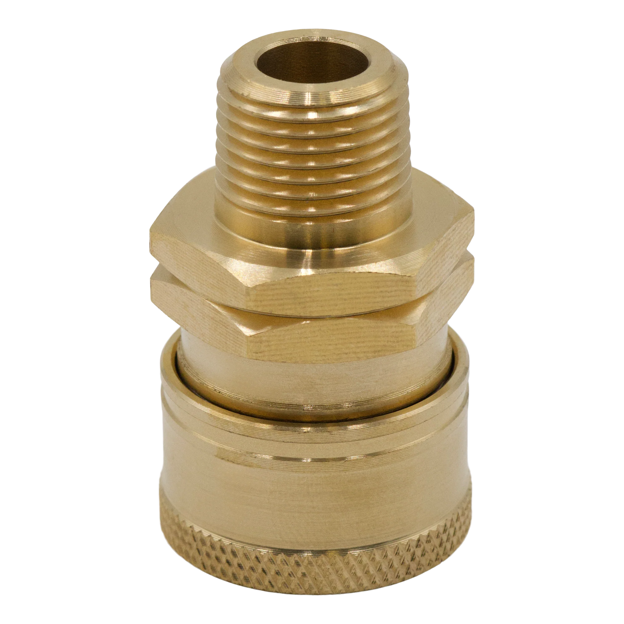QC SOCKET 1/2" MNPT BRASS