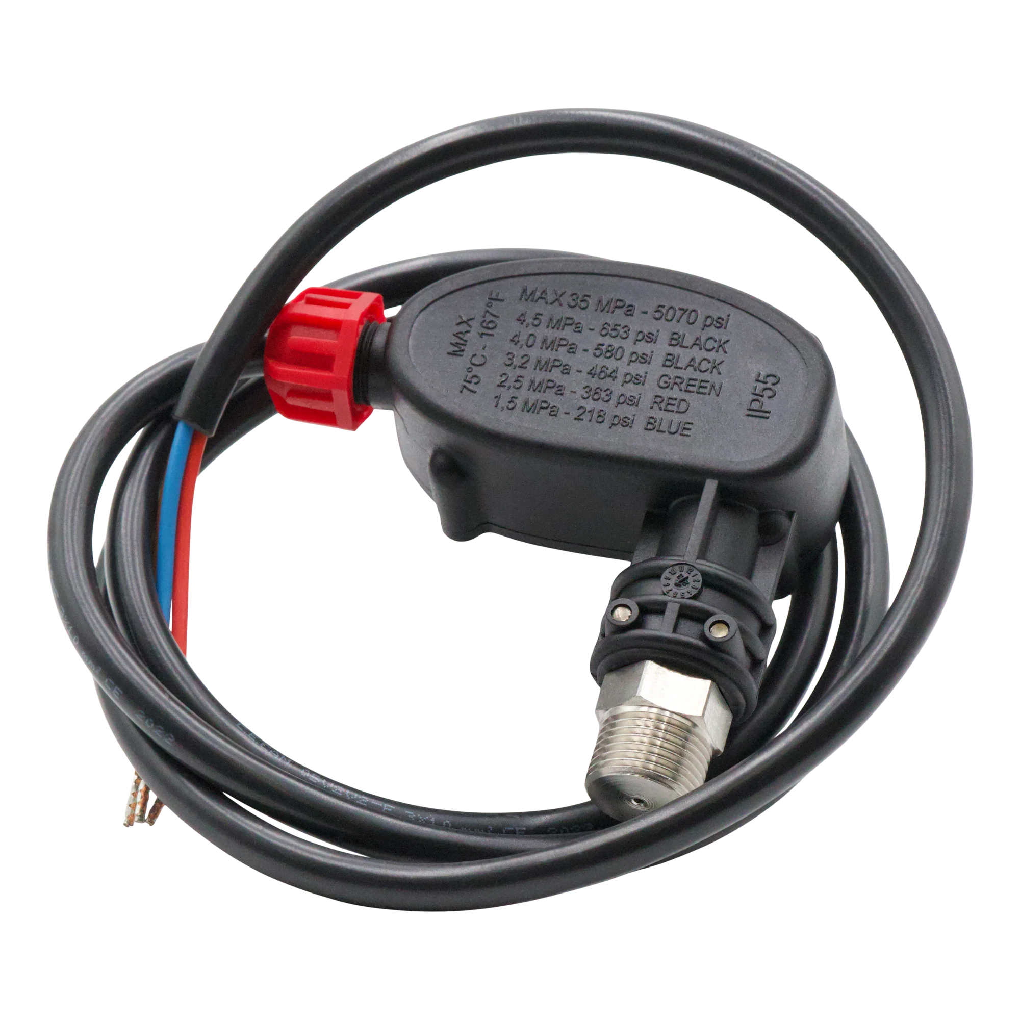 MECLINE PRESSURE SWITCH 3/8" MPT 15 AMP