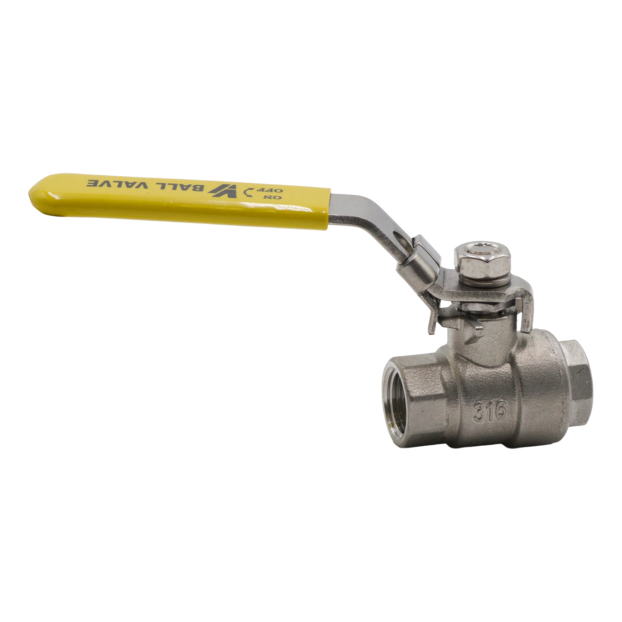 BALL VALVE 316 S.S. 3/8" FPT 1000 PSI