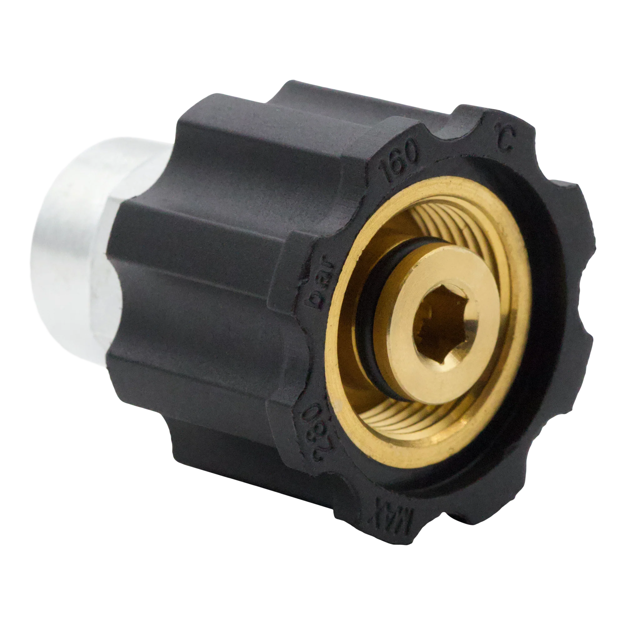 (120)22mm SCREW COUPLER X 3/8 FPT