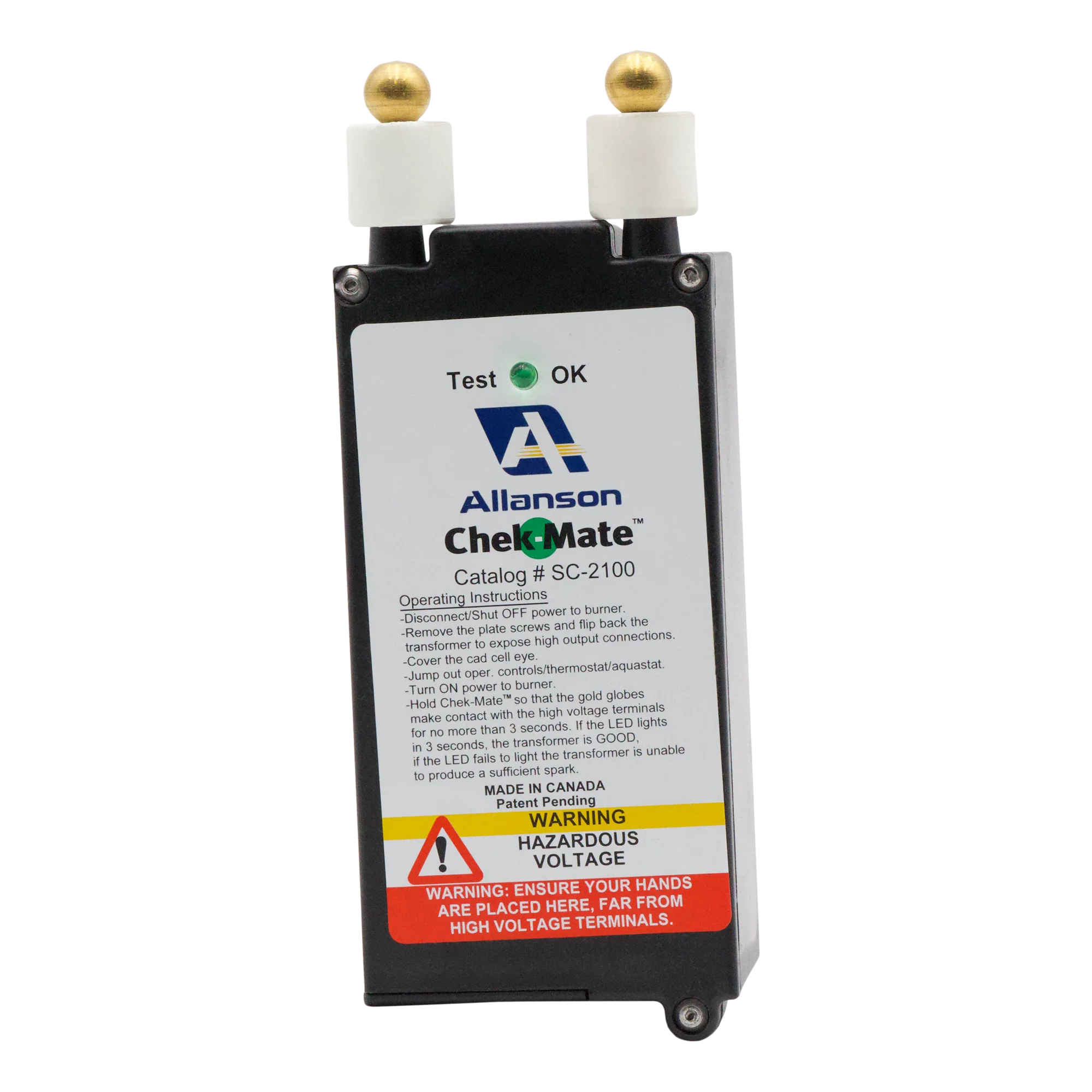 CHEK-MATE TRANSFORMER/IGNITOR TESTER