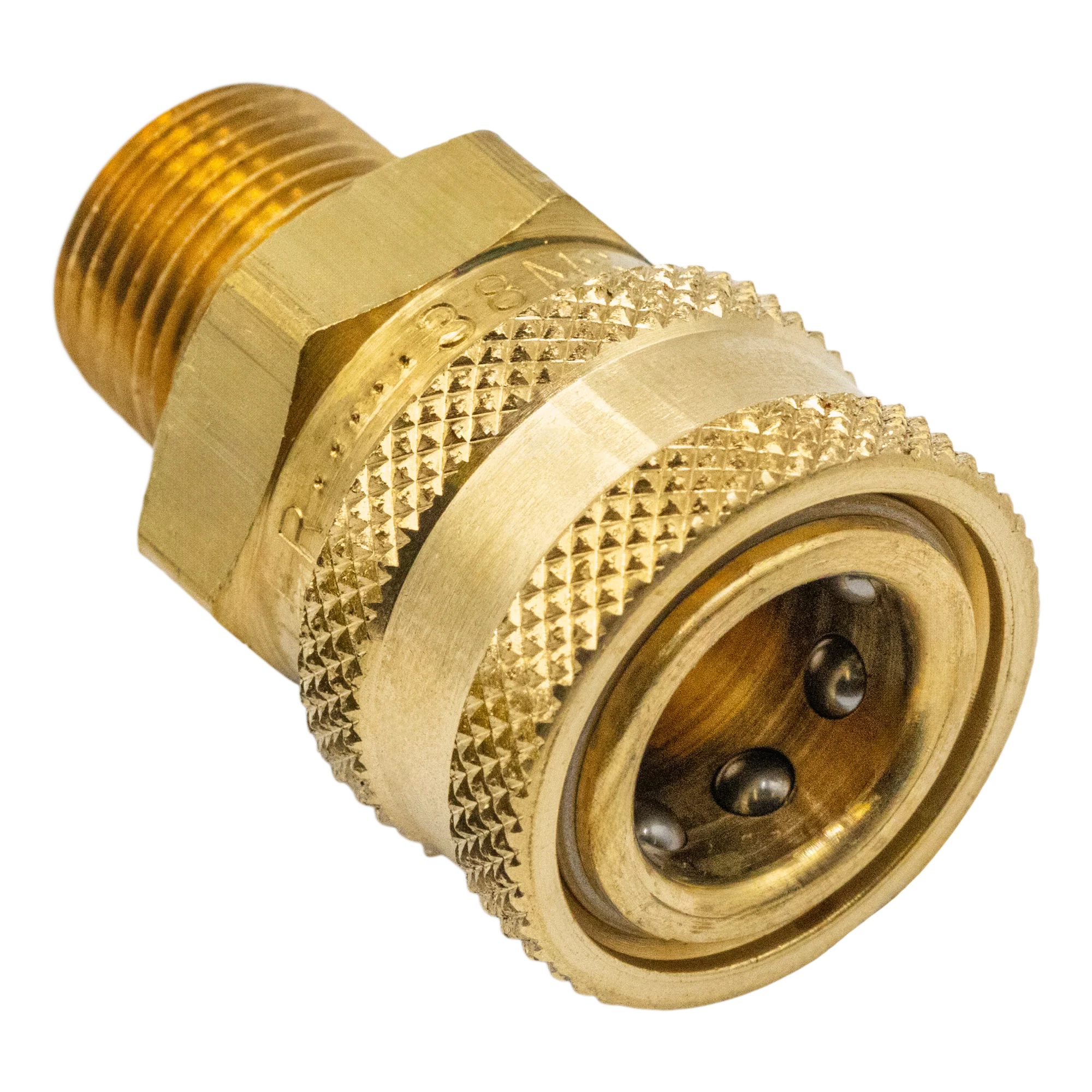 FOSTER QC SOCKET 3/8" MPT BRASS
