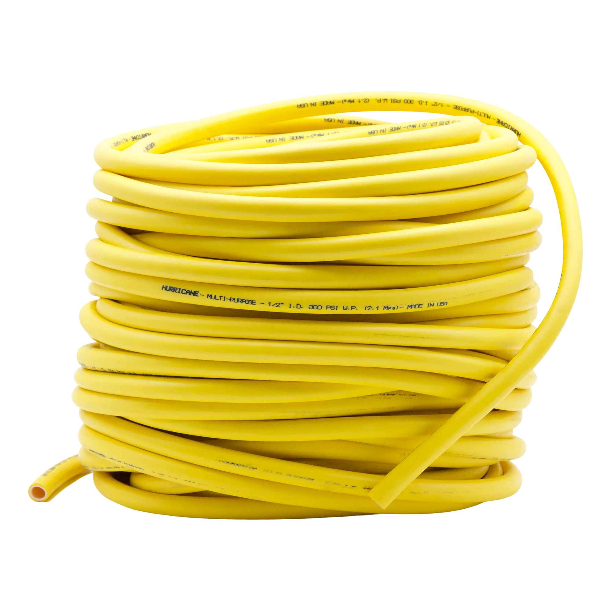 Roll Hurricane Softwash Hose 300 PSI 150° Yellow 1/2" x 200'