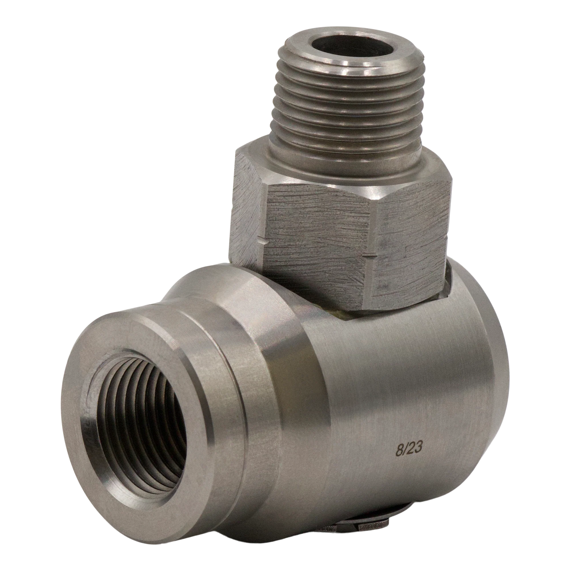 43.462 MOSMATIC WDEI SS SWIVEL 3/8"F IN 3/8"OUT