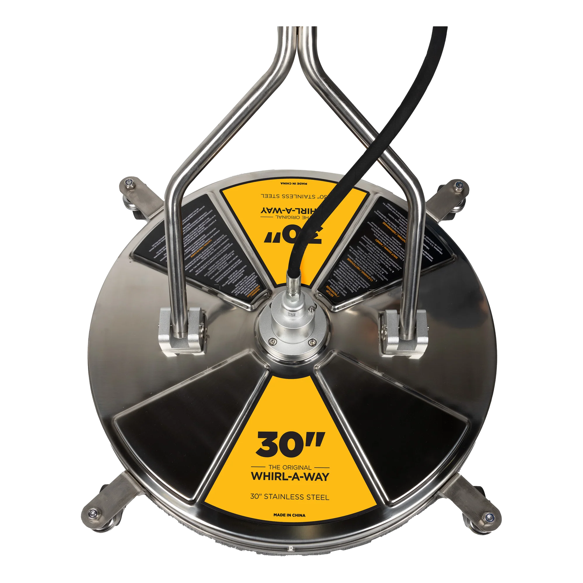 30" Whirl-A-Way Stainless Steel Surface Cleaner