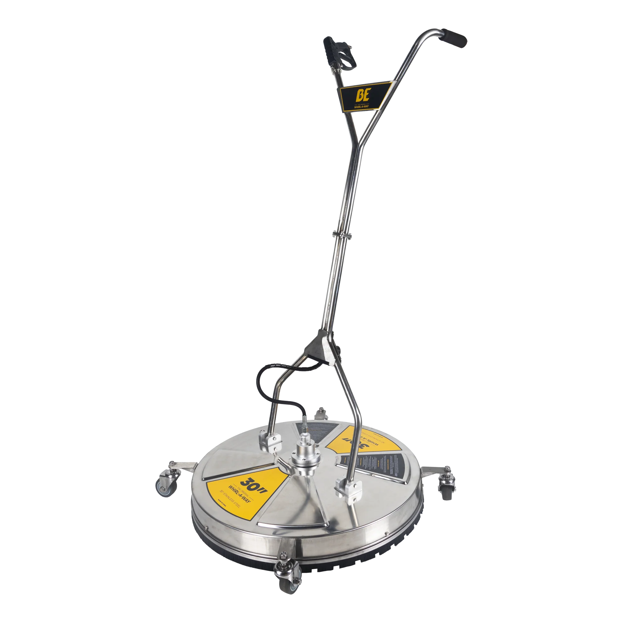 30" Whirl-A-Way Stainless Steel Surface Cleaner - Image 2