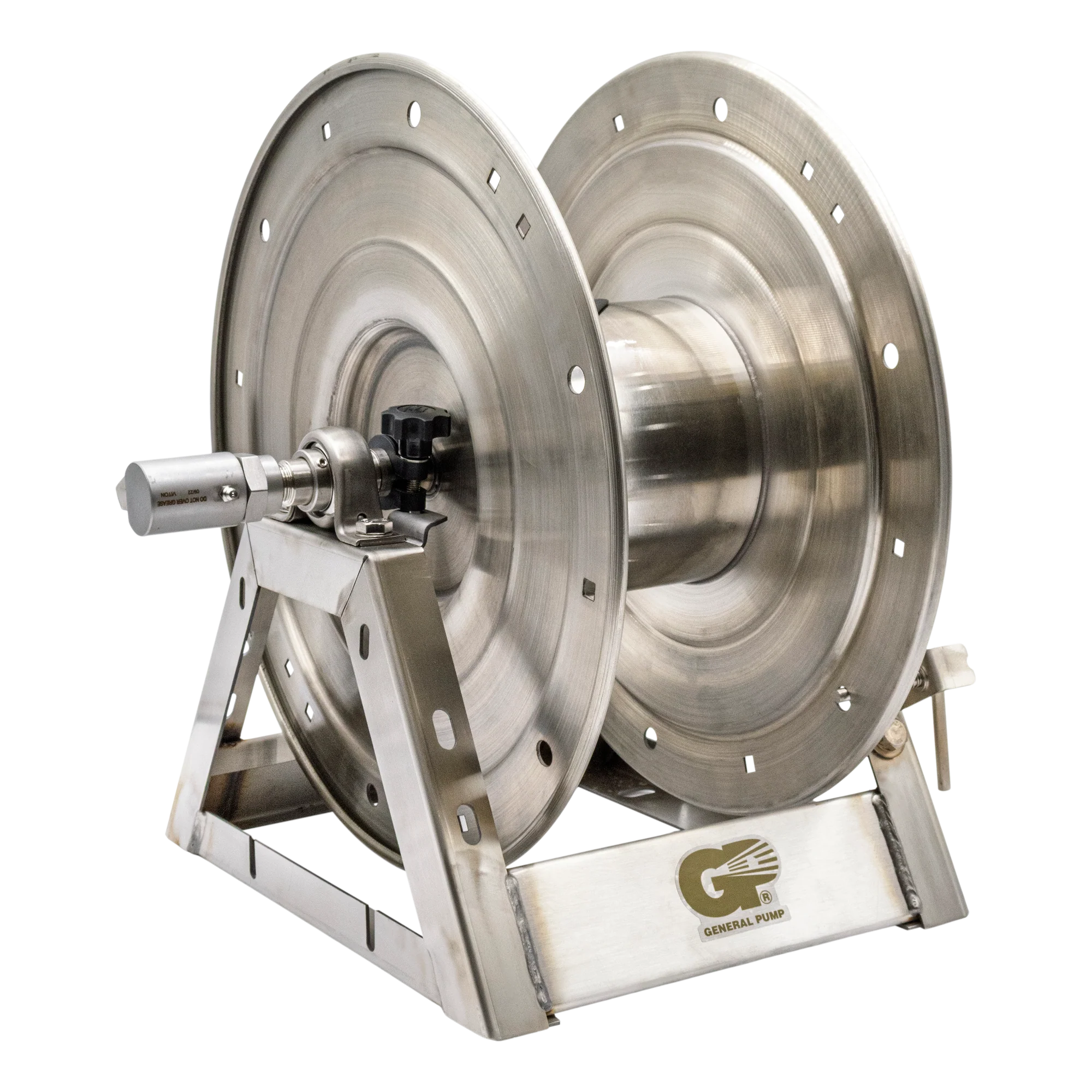5000PSI A-Frame Stainless Steel Hose Reel 3/8" x 150' - Image 4