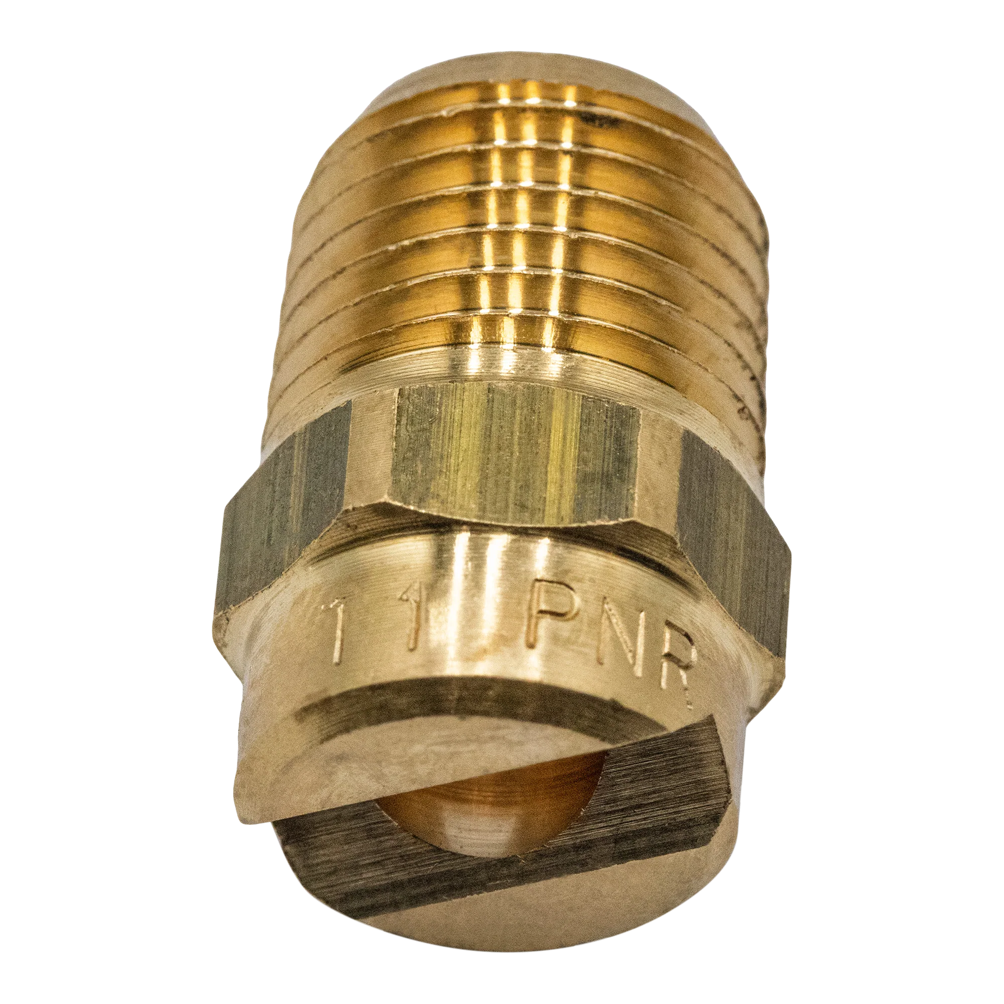 PNR 1/4" MNPT 40° 60.0 Brass Soaper Nozzle - Image 4